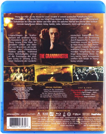 The Grandmaster (Wielki mistrz) [Blu-Ray]