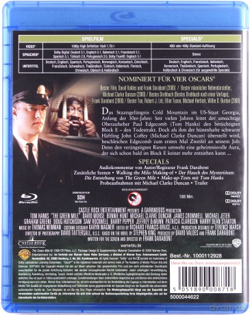 The Green Mile (Zielona mila) [Blu-Ray]