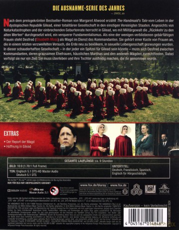 The Handmaid's Tale Season 1 (Opowieść podręcznej Sezon 1) [3xBlu-Ray]