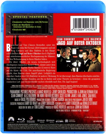 The Hunt for Red October (Polowanie na Czerwony Październik) [Blu-Ray]