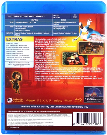 The Incredibles (Iniemamocni) [Blu-Ray]