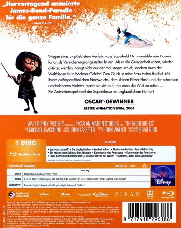 The Incredibles (Iniemamocni) [Blu-Ray]