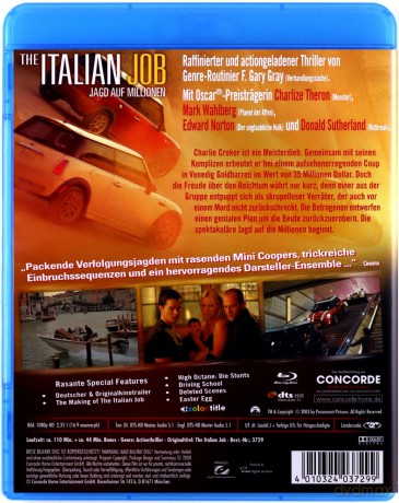 The Italian Job (Włoska robota) [Blu-Ray]