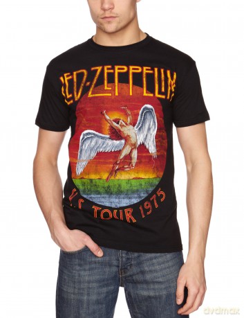 Led Zeppelin: Usa Tour 1975, Black (M) [T-SHIRT]