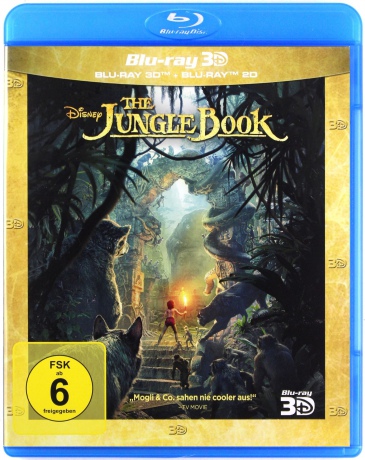 The Jungle Book (Księga dżungli) [Blu-Ray 3D]+[Blu-Ray]
