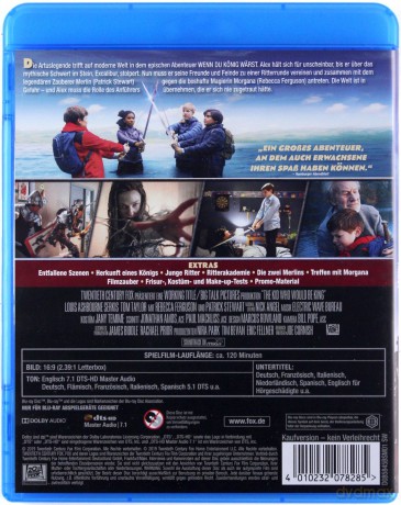 The Kid Who Would Be King (Dzieciak, który został królem) [Blu-Ray]