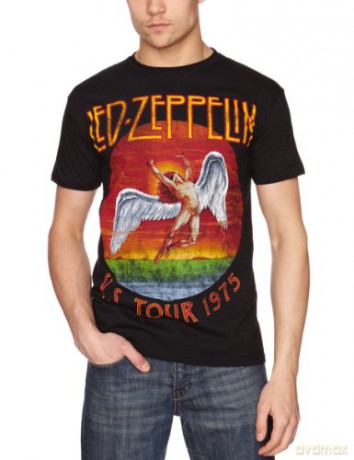 Led Zeppelin: Usa Tour 1975, Black (XL) [T-SHIRT]