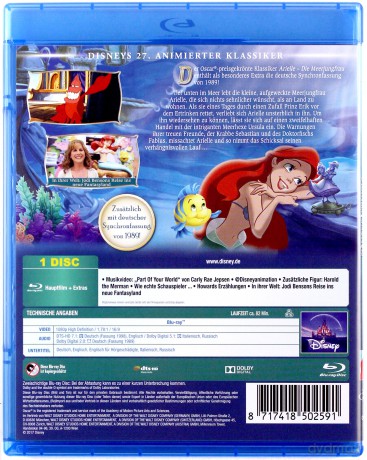 The Little Mermaid (Mała Syrenka) (Disney) [Blu-Ray]