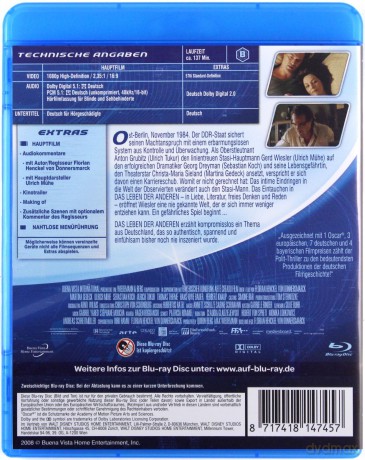 The Lives of Others (Życie na podsłuchu) [Blu-Ray]