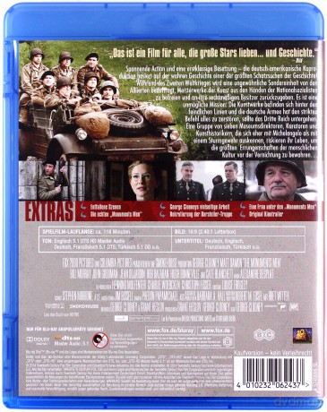 The Monuments Men (Obrońcy skarbów) [Blu-Ray]