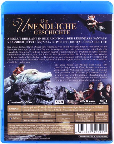 The NeverEnding Story (Niekończąca się opowieść) [Blu-Ray]