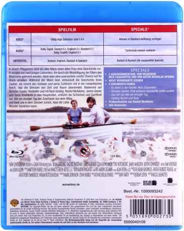 The Notebook (Pamiętnik) [Blu-Ray]