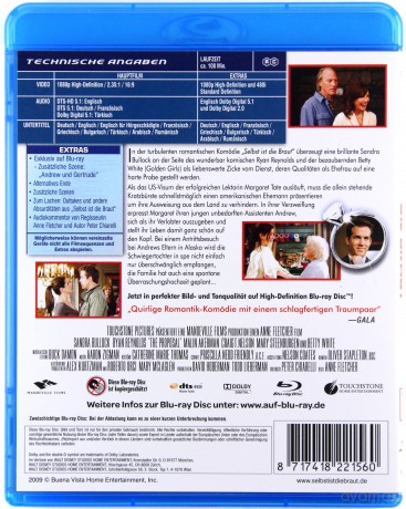 The Proposal (Narzeczony mimo woli) [Blu-Ray]