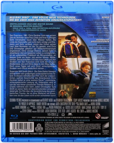 The Pursuit of Happyness (W pogoni za szczęściem) [Blu-Ray]