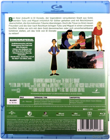 The Road to El Dorado (Droga do El Dorado) [Blu-Ray]