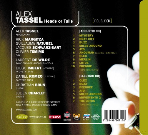 Alex Tassel: Heads Or Tails [2CD]