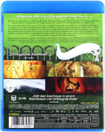 The Secret of Kells (Sekret księgi z Kells) [Blu-Ray]
