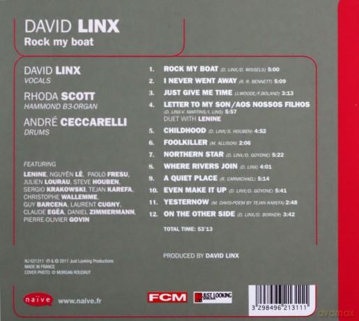 David Linx: Rock My Boat [CD]