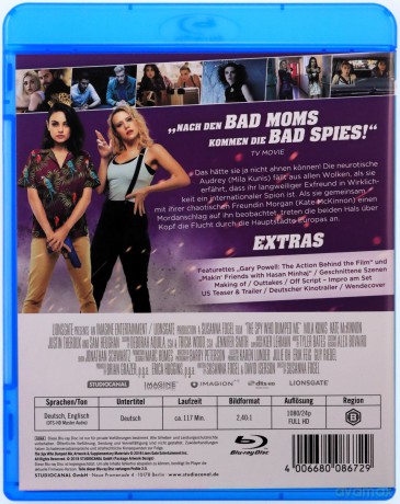 The Spy Who Dumped Me (Szpieg, który mnie rzucił) [Blu-Ray]