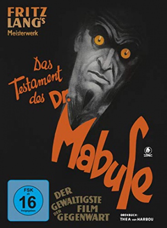 The Testament of Dr. Mabuse (Testament doktora Mabuse) [Blu-Ray]+[DVD]