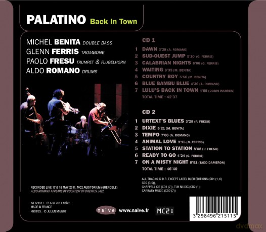 Palatino: Back In Town [CD]