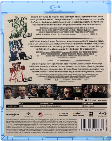 The World's End / Hot Fuzz / Shaun of the Dead (To już jest koniec / Hot fuzz - Ostre psy / Wysyp żywych trupów) [Blu-Ray]