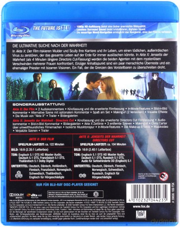 The X Files / The X Files: I Want to Believe (Z archiwum X: Pokonać przyszłość / Z archiwum X: Chcę wierzyć ) [2xBlu-Ray]