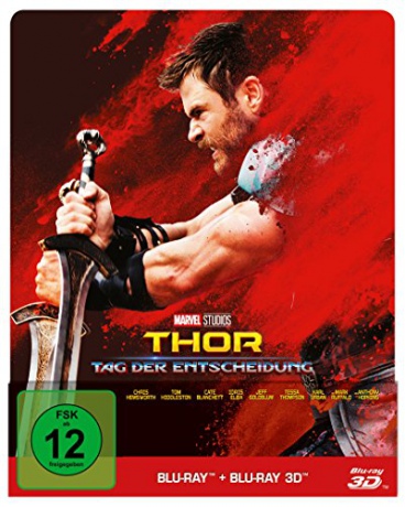 Thor: Ragnarok (steelbook) [Blu-Ray 3D]+[Blu-Ray]