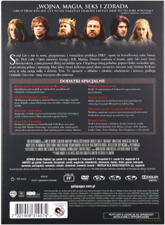Gra o tron sezon 1 [5DVD]