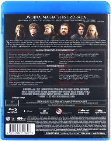 Gra o tron sezon 1 [BOX] [5Blu-Ray]