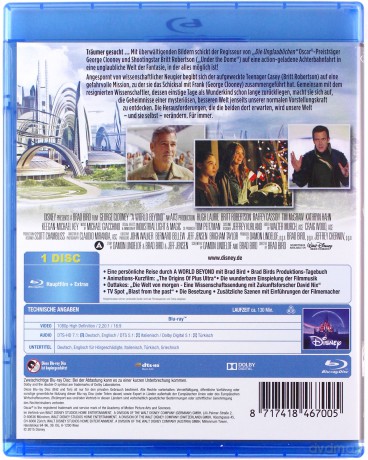 Tomorrowland (Kraina jutra) [Blu-Ray]