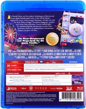 Toy Story 4 (Disney) [Blu-Ray 3D]+[Blu-Ray]