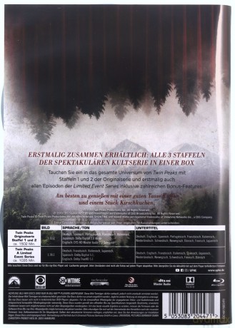 Twin Peaks: Season 1-3 (Complete Series) (Miasteczko Twin Peaks (Kompletna seria)) [16xBlu-Ray]