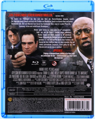 U.S. Marshals (Wydział pościgowy) [Blu-Ray]