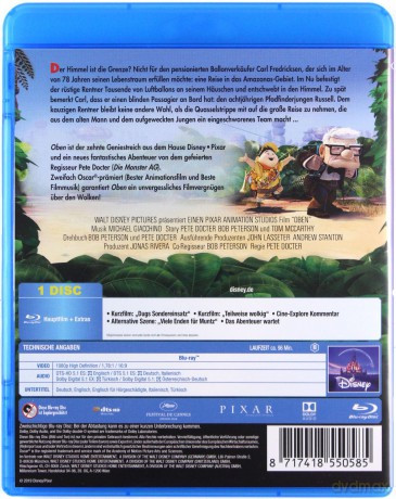 Up (Odlot) (Disney) [Blu-Ray]