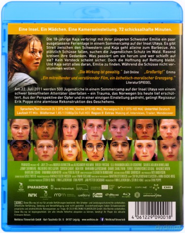 Utoya - July 22 (Utoya, 22 lipca) [Blu-Ray]
