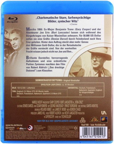 Vera Cruz [Blu-Ray]