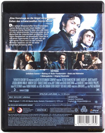 Victor Frankenstein [Blu-Ray]