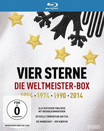 Vier Sterne: Die Weltmeister-Box - 1954/1974/1990/2014 [5xBlu-Ray]