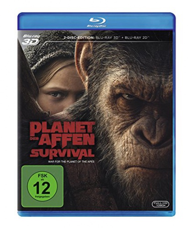 War for the Planet of the Apes (Wojna o planetę małp) [Blu-Ray 3D]+[Blu-Ray]