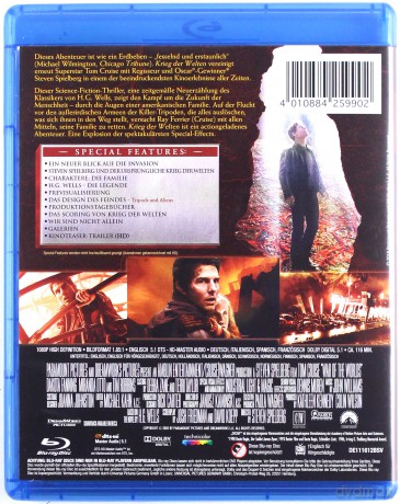 War of the Worlds (Wojna światów) [Blu-Ray]