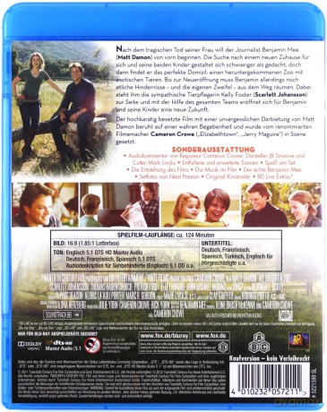 We Bought a Zoo (Kupiliśmy ZOO) [Blu-Ray]+[DVD]