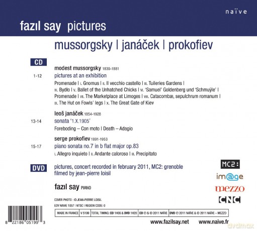 Fazil Say: Pictures [CD]+[DVD]