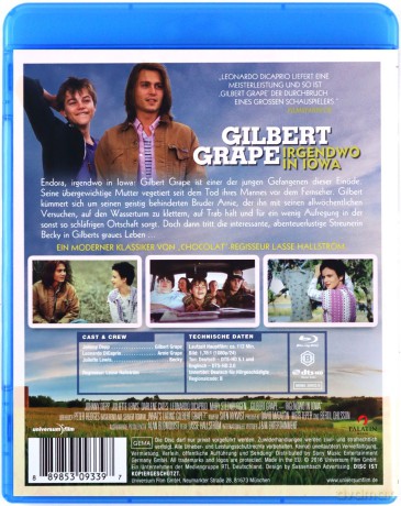 What's Eating Gilbert Grape (Co gryzie Gilberta Grape'a) [Blu-Ray]
