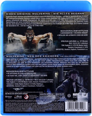 Wolverine 1-2 [Blu-Ray]