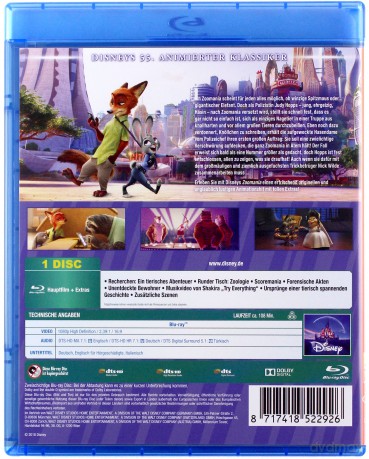 Zootopia (Zwierzogród) (Disney) [Blu-Ray]