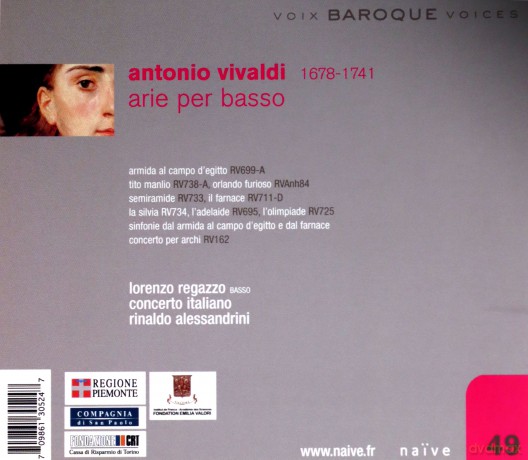 Lorenzo Regazzo: Vivaldi [CD]