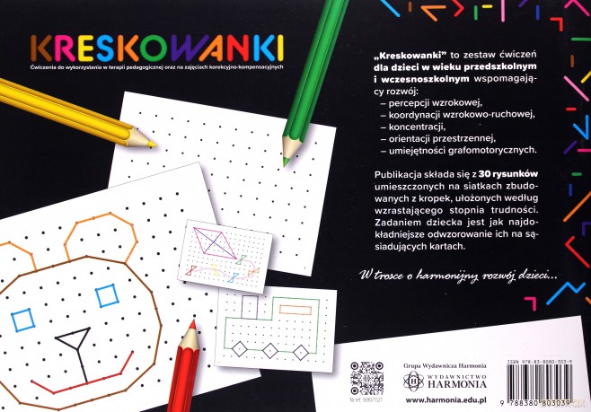 Kreskowanki ćwiczenia do wykorzystania w terapii pedagogicznej oraz na zajęciach korekcyjno-kompensacyjnych - Magdalena Hinz [KSIĄŻKA]