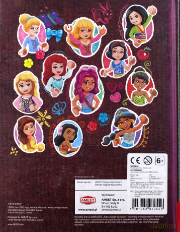 Książka LEGO Disney księżniczka z minilaleczką [KSIĄŻKA]