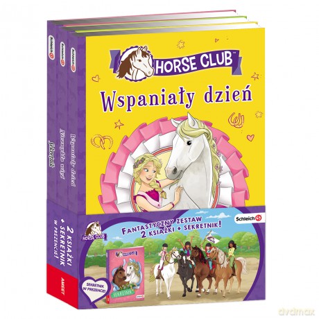 Książki SCHLEICH Horse Club pakiet książek + sennik - Emma Walden [KSIĄŻKA]